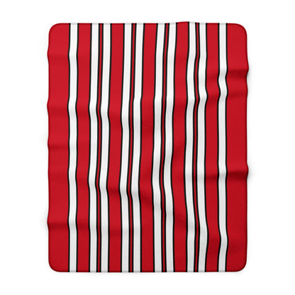 Bahrain Retro Stripes Blanket Throw