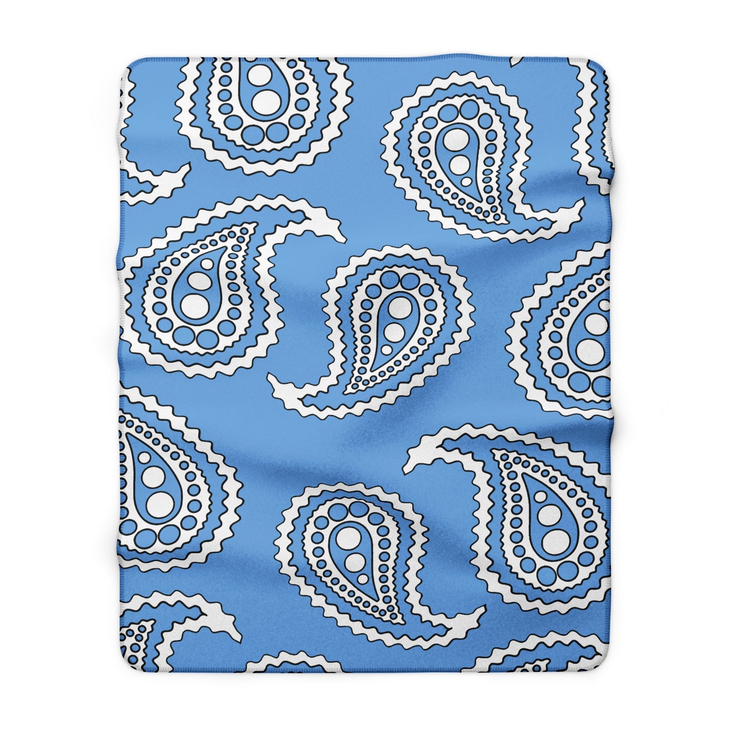 Argentina Retro Paisley Blanket Throw