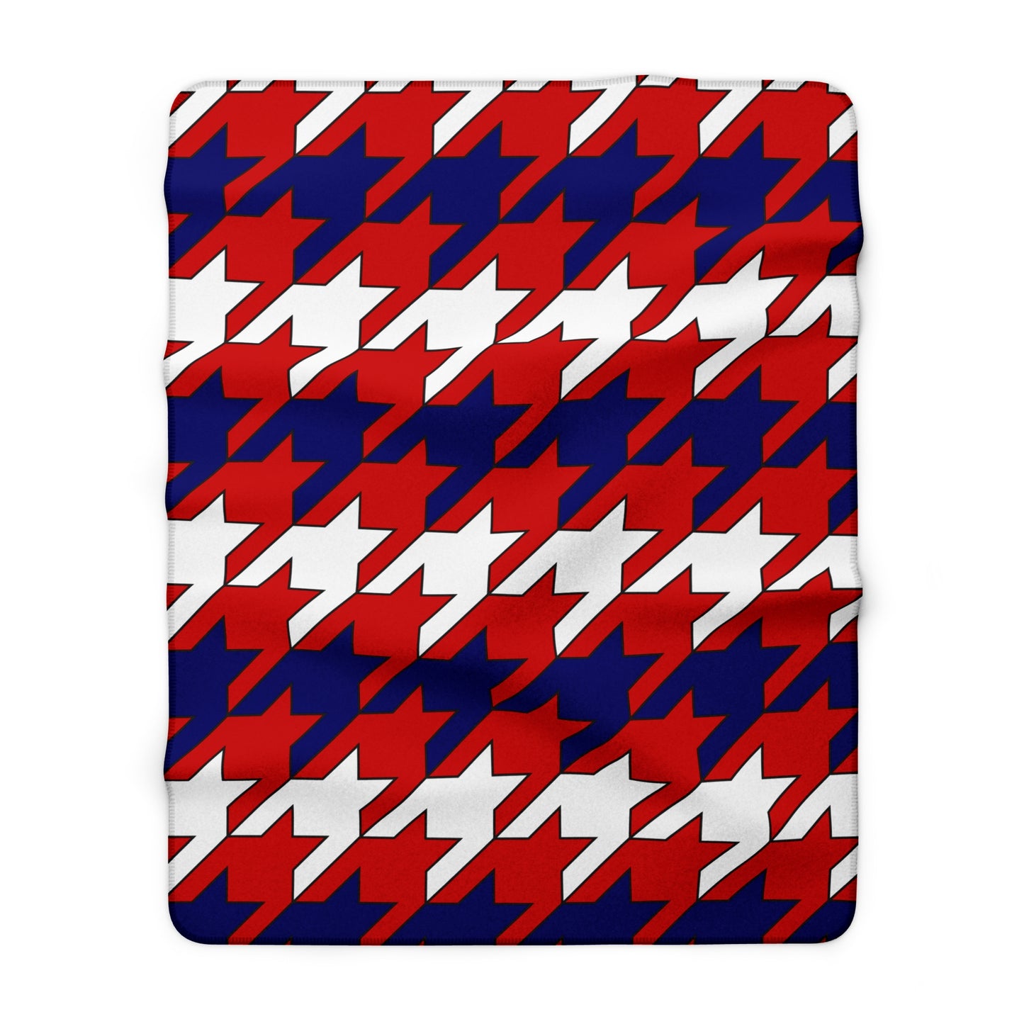 Liberia Retro Houndstooth Blanket Throw