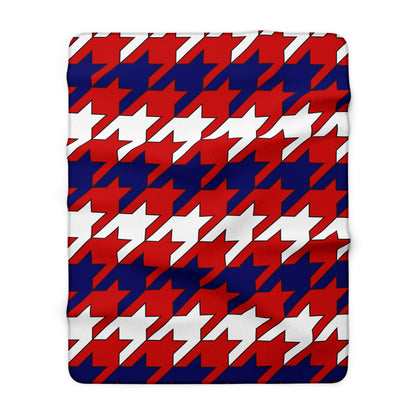 Malaysia Retro Houndstooth Blanket Throw