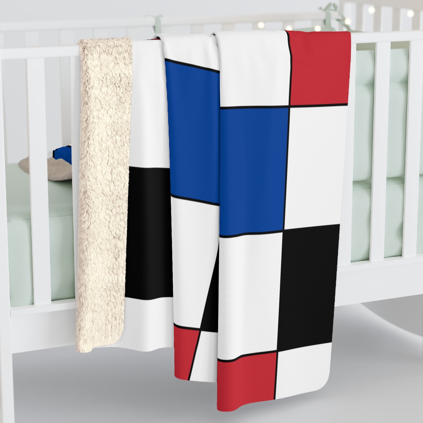 Republic Of Korea Retro Check Blanket Throw