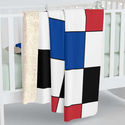 Republic Of Korea Retro Check Blanket Throw