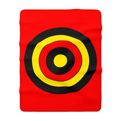 Angola Retro Target Blanket Throw