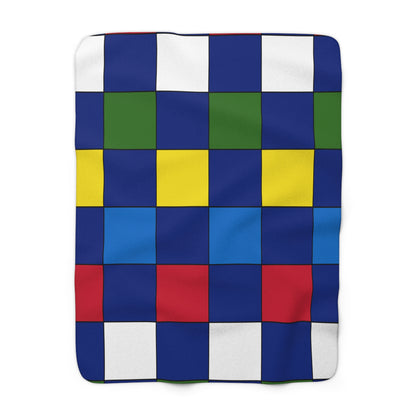 Pitcairn Retro Check Blanket Throw