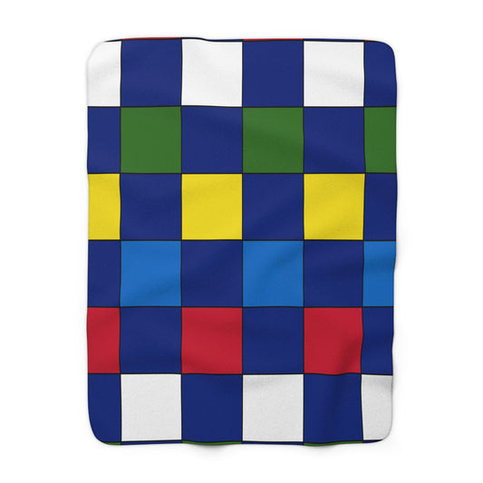 Pitcairn Retro Check Blanket Throw