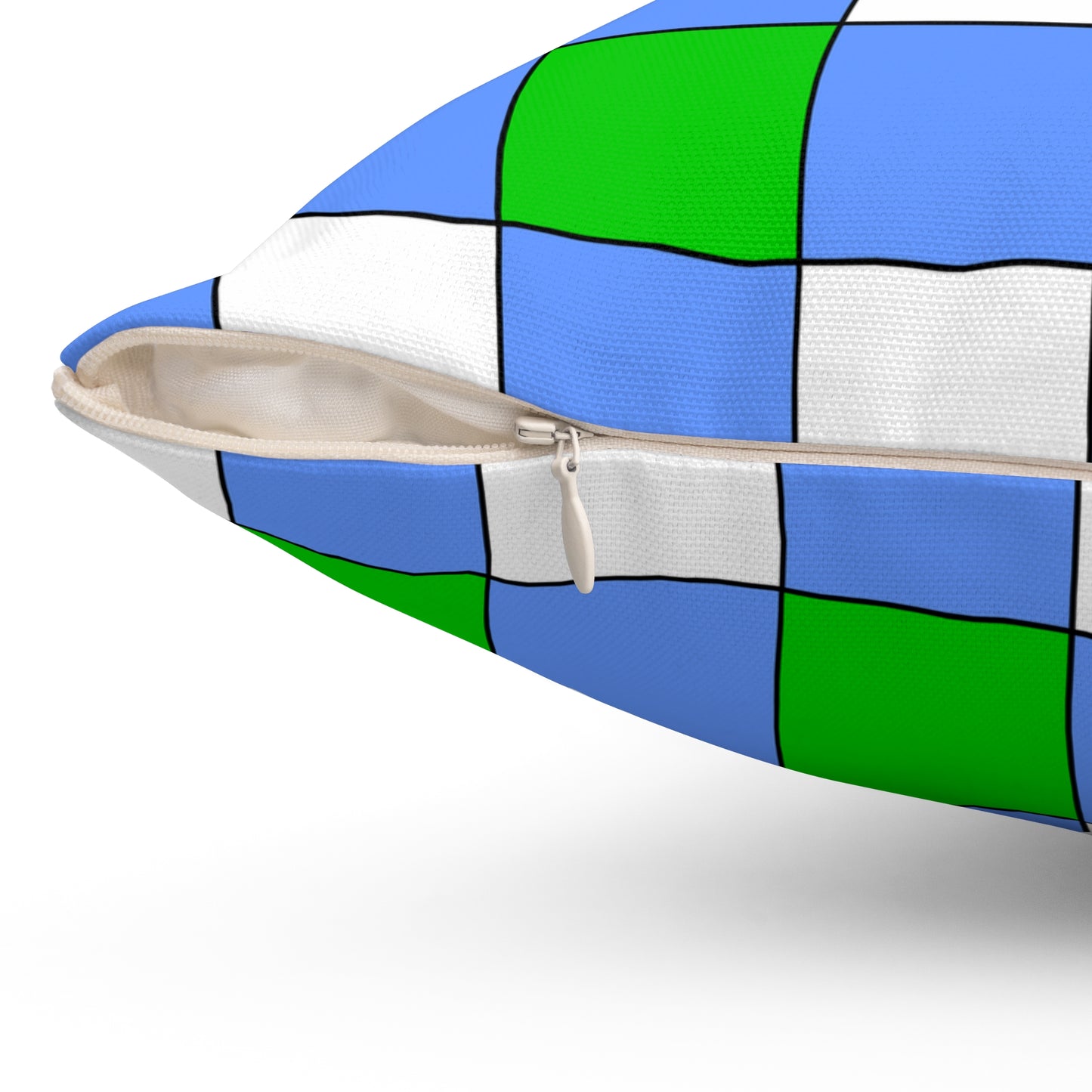 Djibouti Retro Check Cushion Pillow