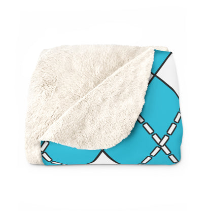 Honduras Retro Argyle Blanket Throw