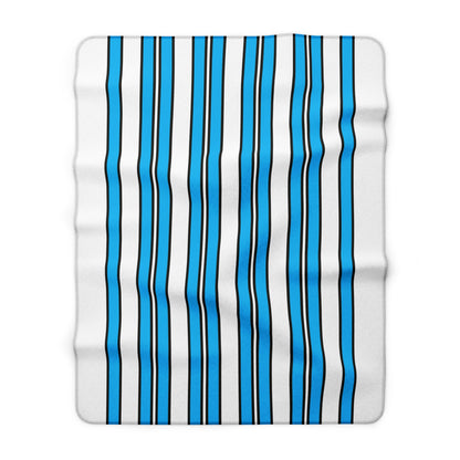 San Marino Retro Stripes Blanket Throw