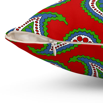 Namibia Retro Paisley Cushion Pillow