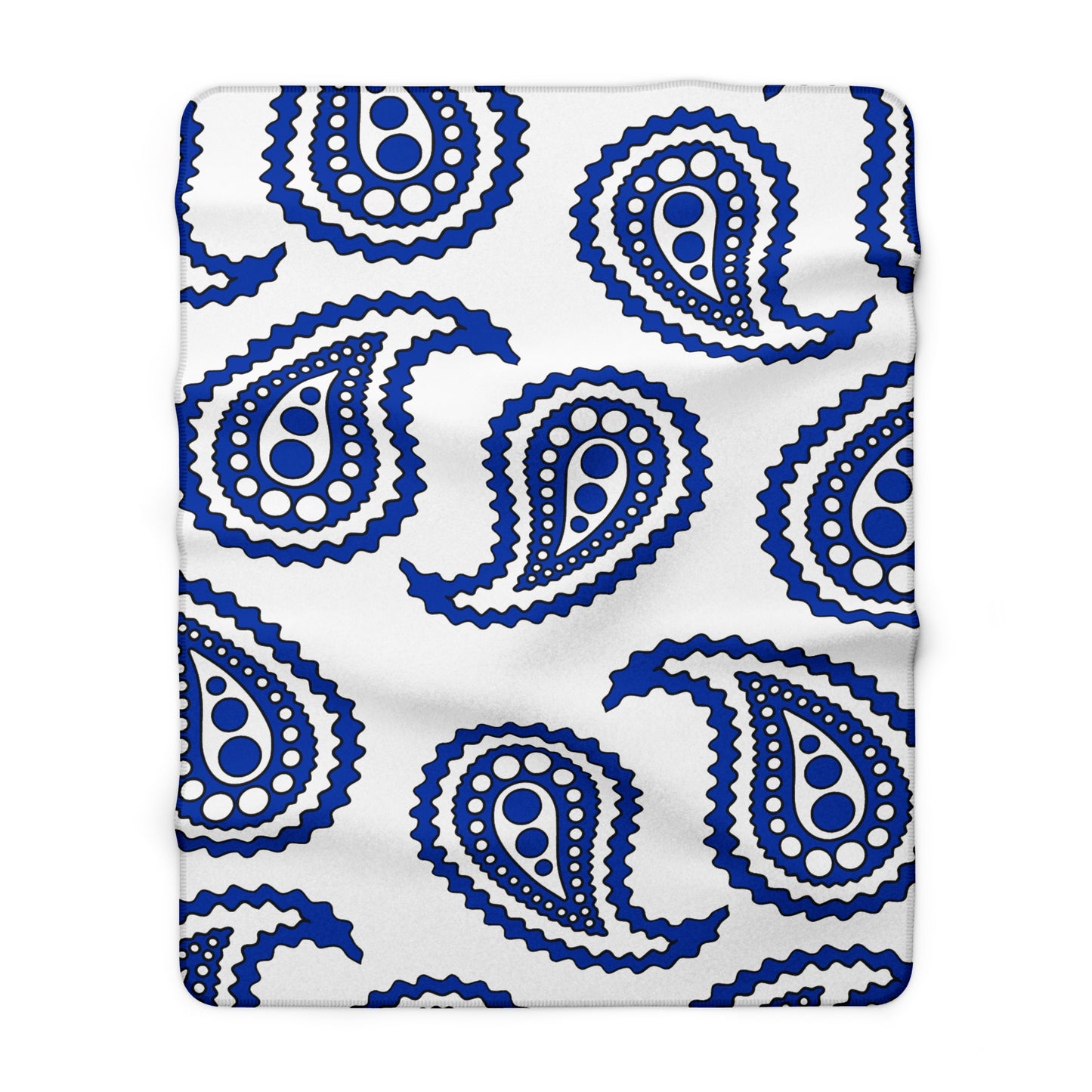 Uruguay Retro Paisley Blanket Throw