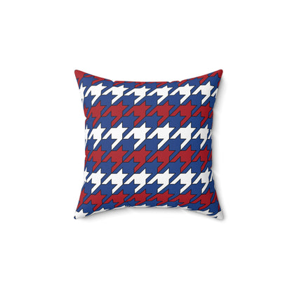 Caribbean Netherlands Retro Houndstooth Cushion Pillow