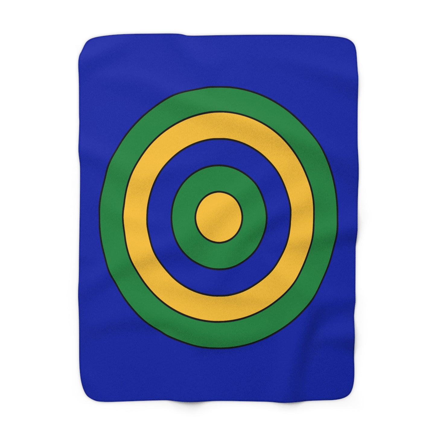 Christmas Island Retro Target Blanket Throw