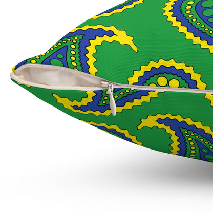 Brazil Retro Paisley Cushion Pillow