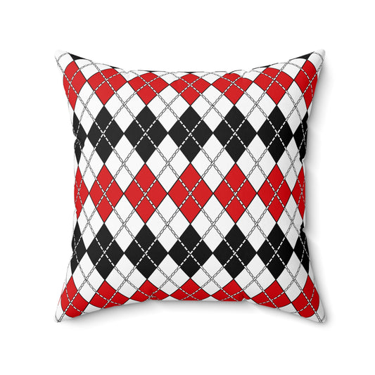 Gibraltar Retro Argyle Cushion Pillow