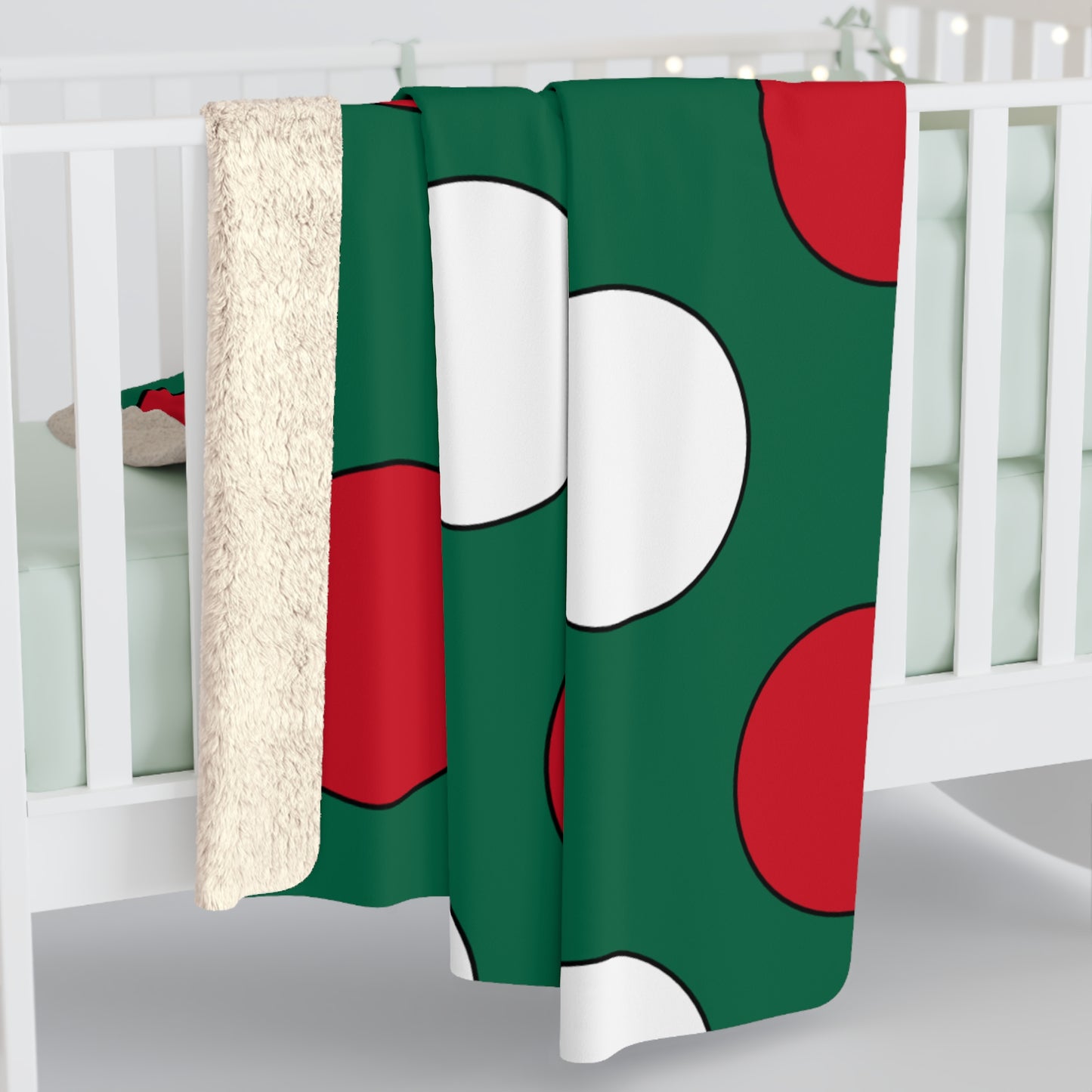 Mexico Retro Polka Dots Blanket Throw