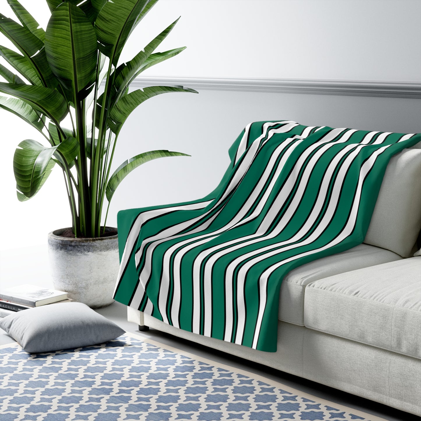 Macao Retro Stripes Blanket Throw