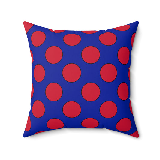 Haiti Retro Polka Dots Cushion Pillow