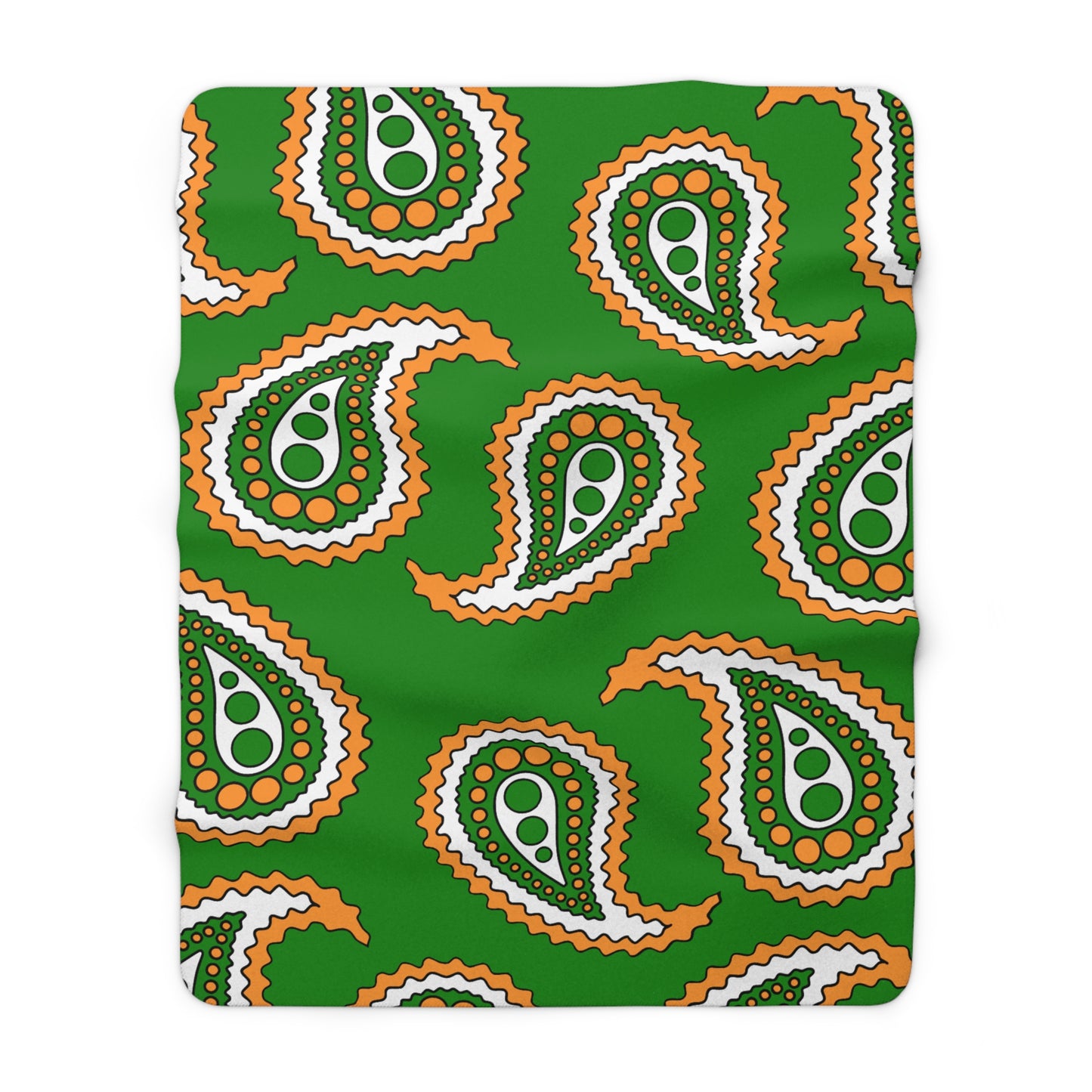 India Retro Paisley Blanket Throw