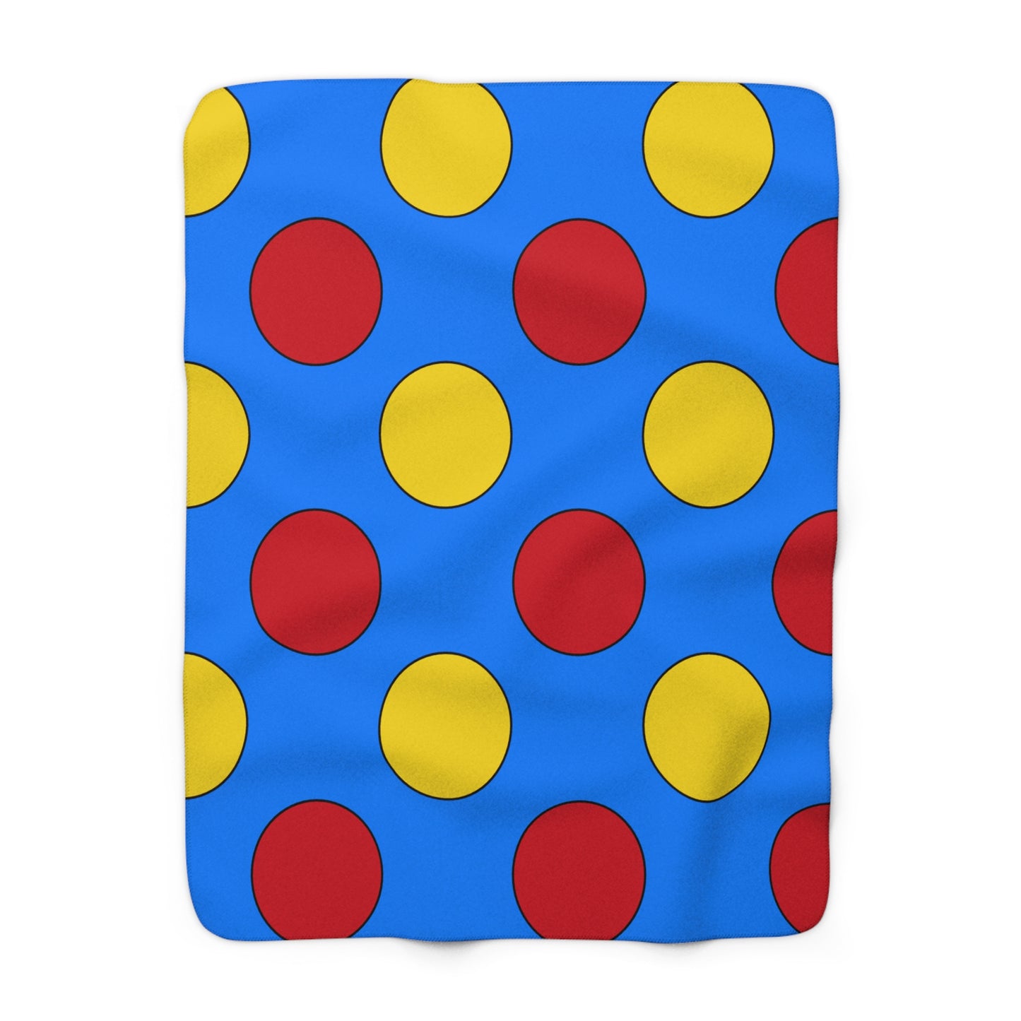 Democratic Republic of the Congo Retro Polka Dots Blanket Throw