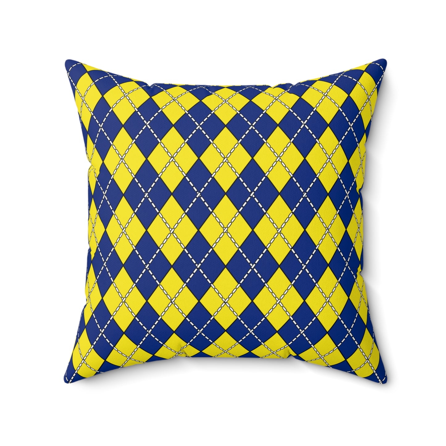 Curacao Retro Argyle Cushion Pillow