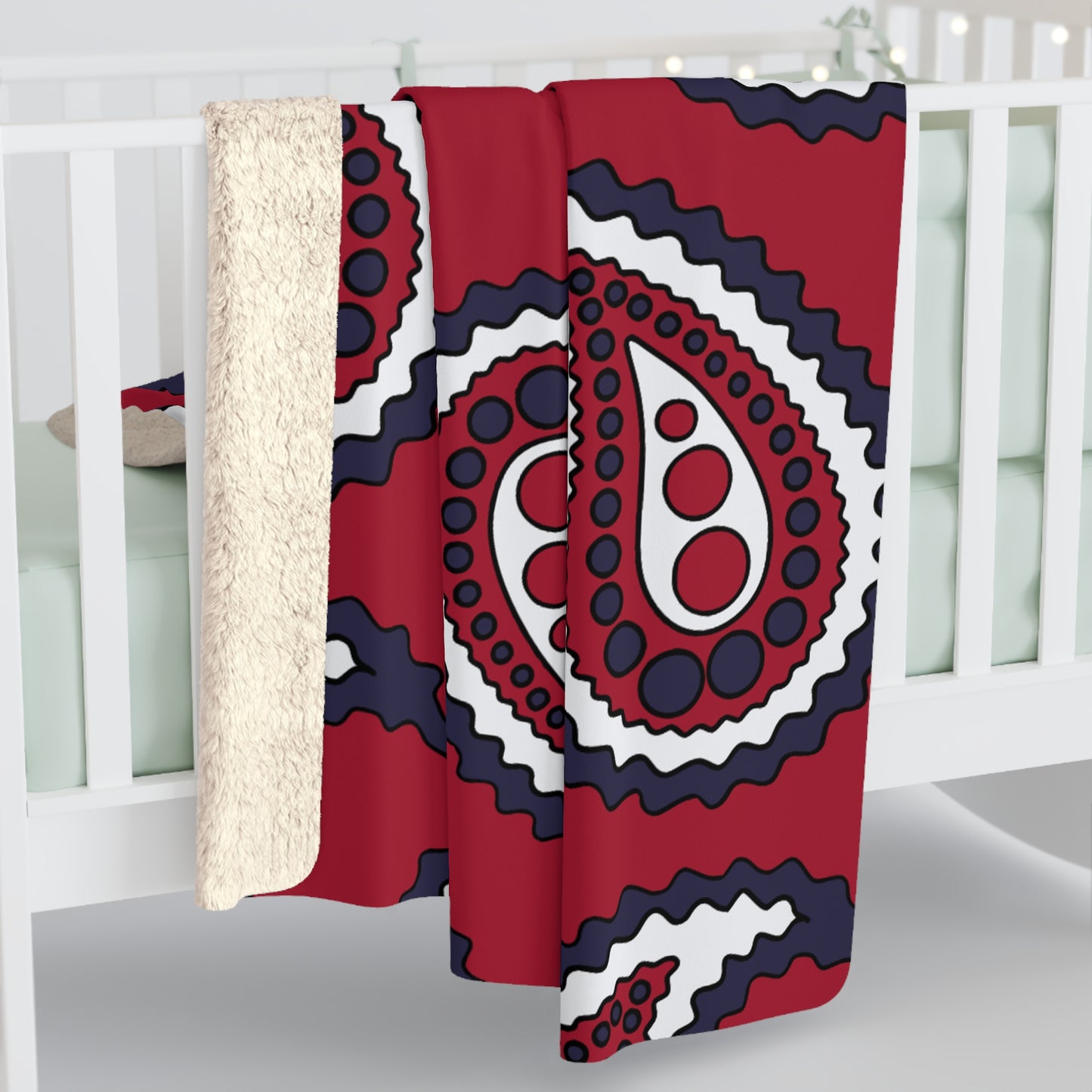 Thailand Retro Paisley Blanket Throw