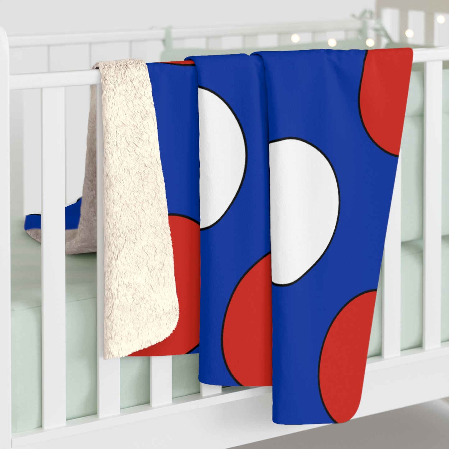 Russia Retro Polka Dots Blanket Throw