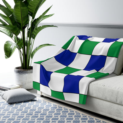 Lesotho Retro Check Blanket Throw