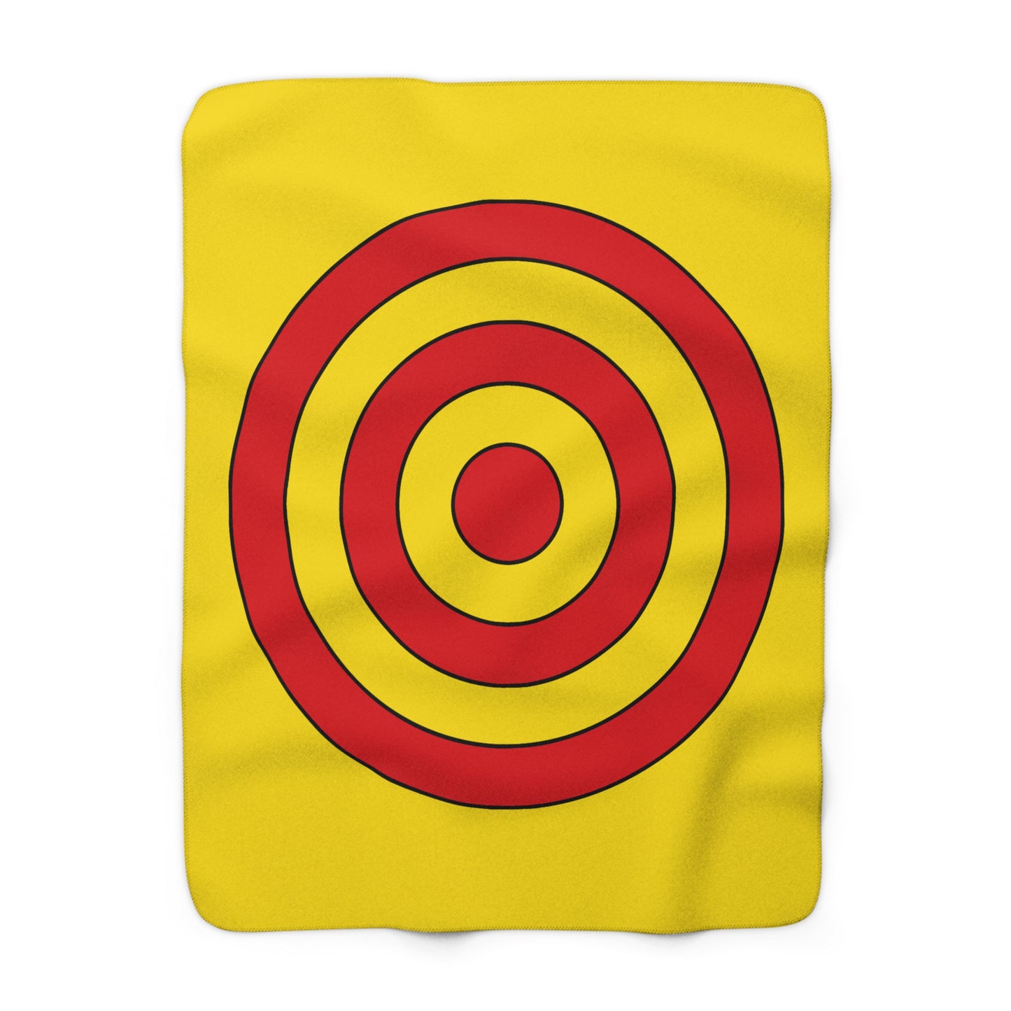 Catalonia Retro Target Blanket Throw