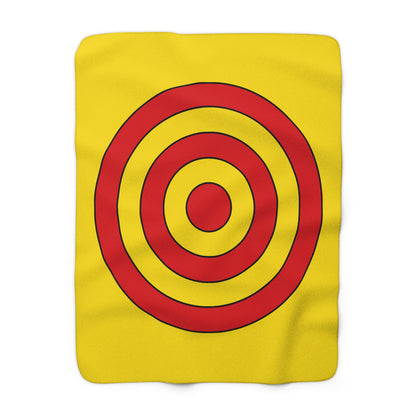 Catalonia Retro Target Blanket Throw