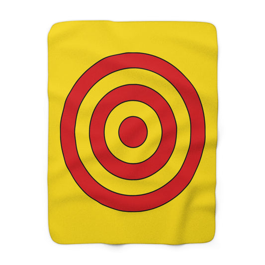Catalonia Retro Target Blanket Throw