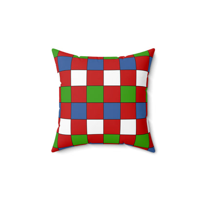 Namibia Retro Check Cushion Pillow