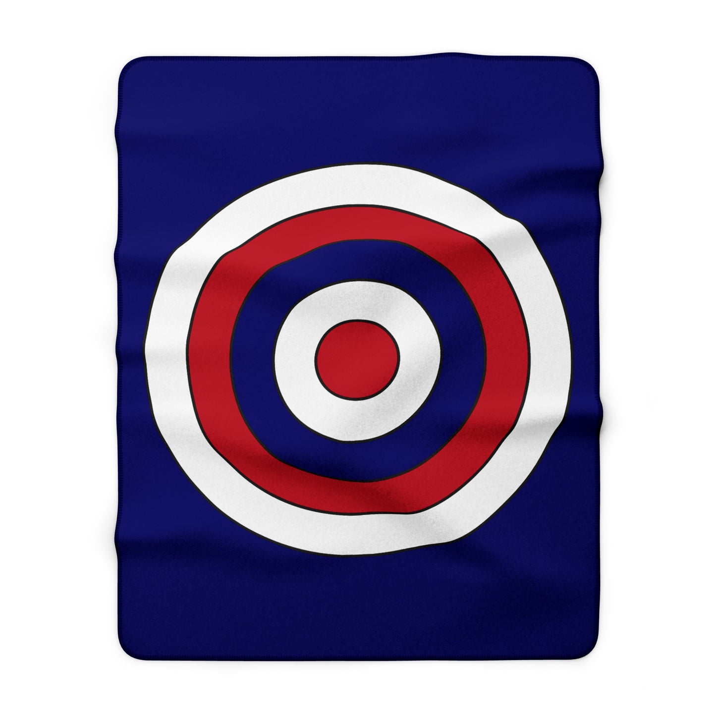 American Samoa Retro Target Blanket Throw