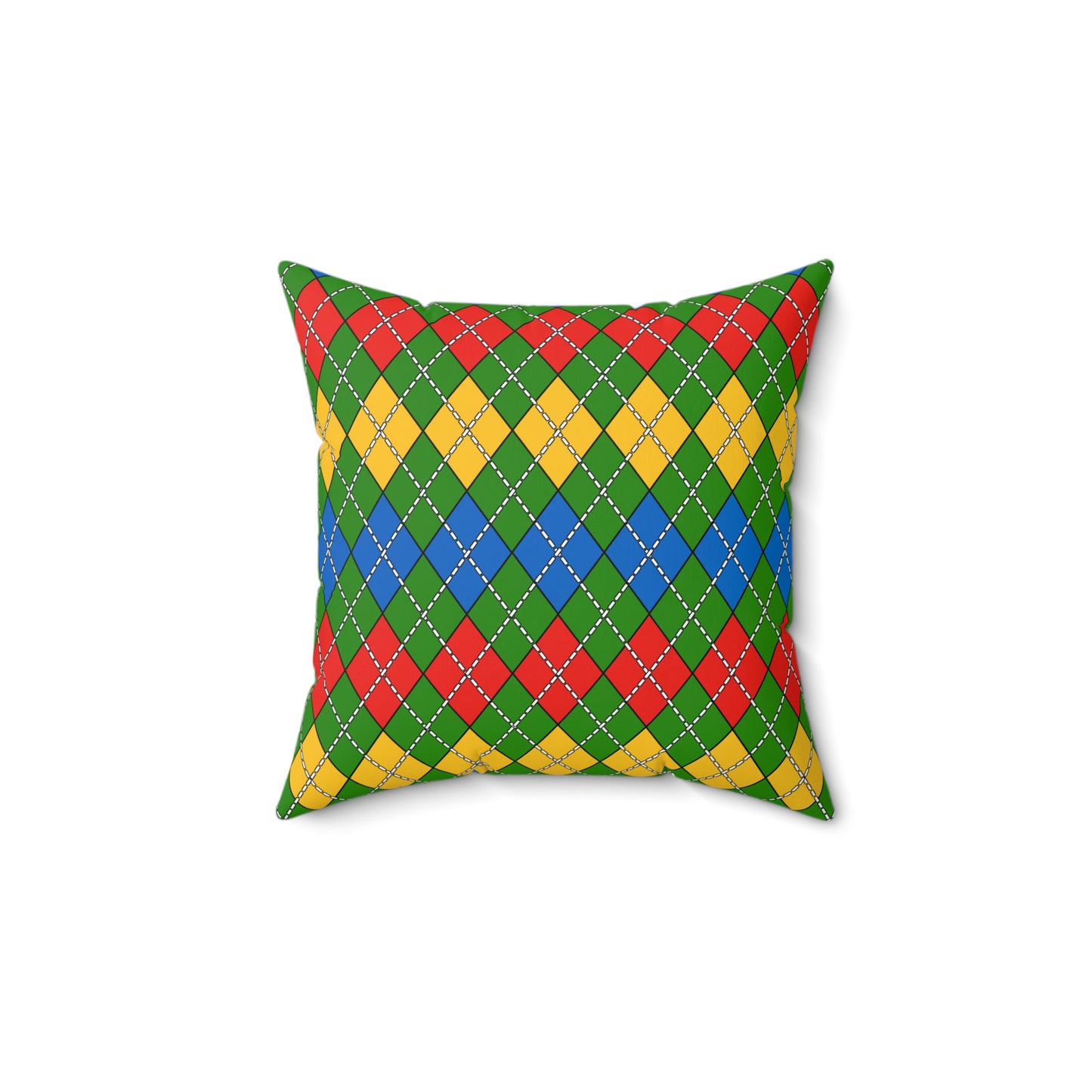 Ethiopia Retro Argyle Cushion Pillow