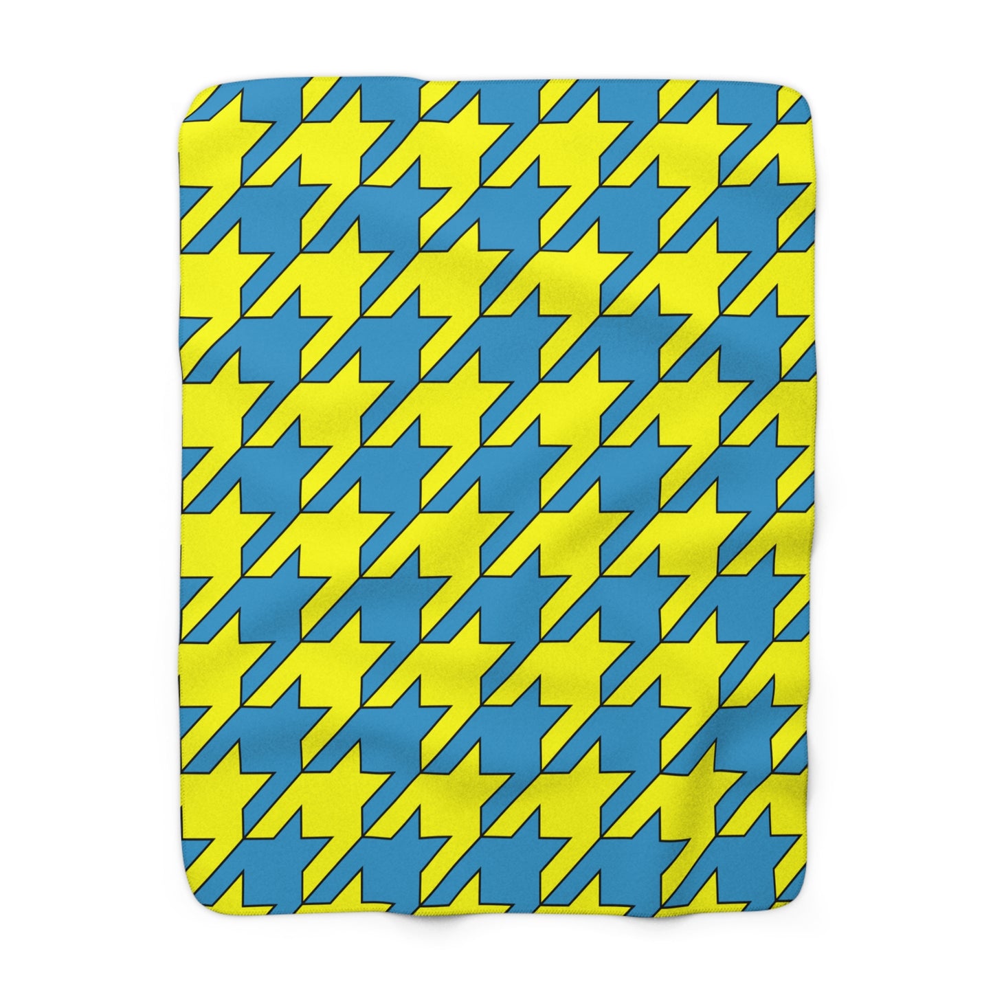 Aruba Retro Houndstooth Blanket Throw