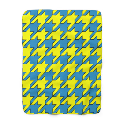 Aruba Retro Houndstooth Blanket Throw