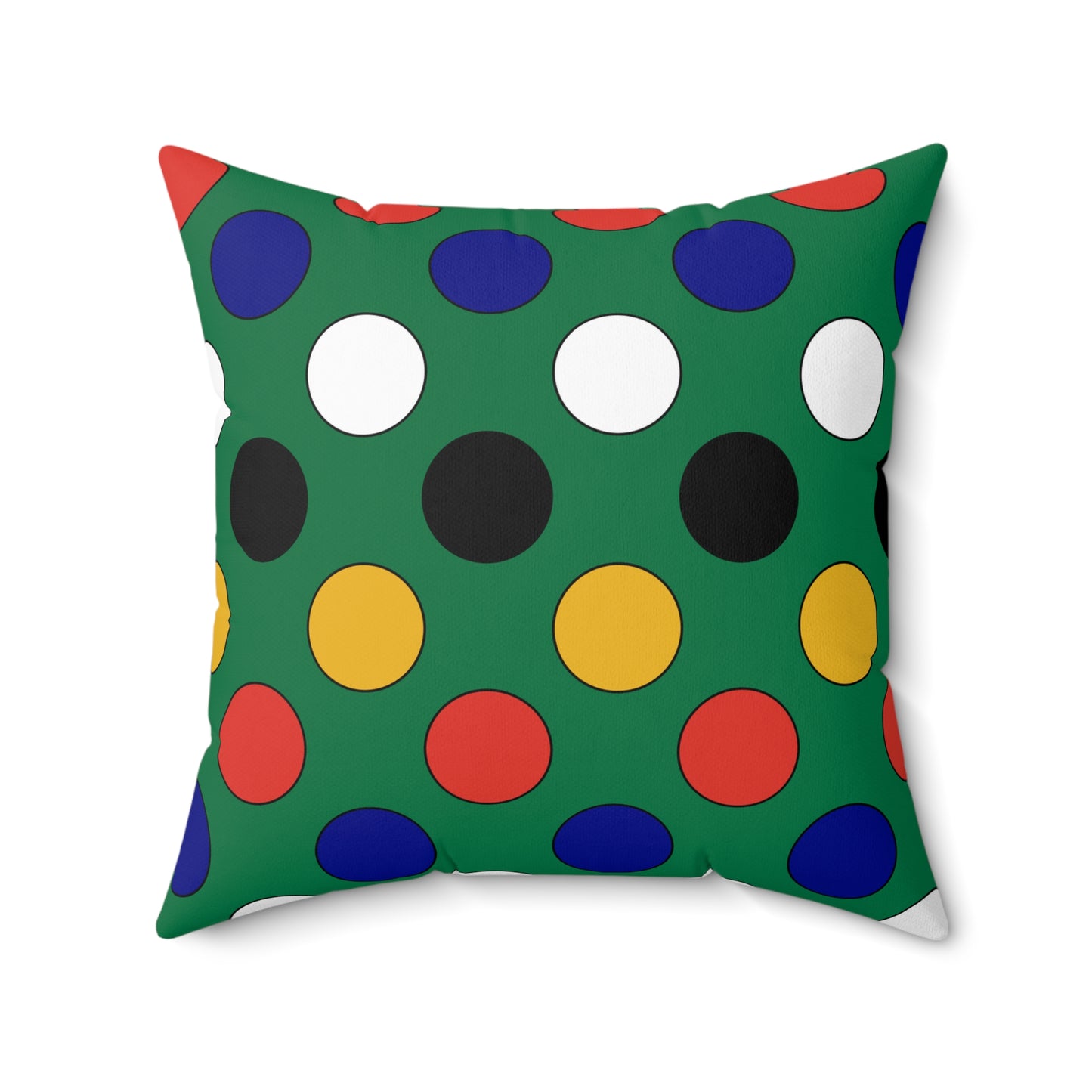 South Africa Retro Polka Dots Cushion Pillow