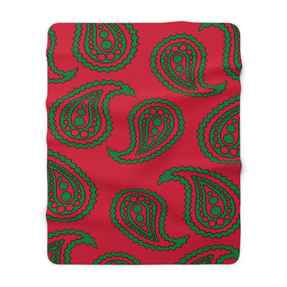 Maldives Retro Paisley Blanket Throw