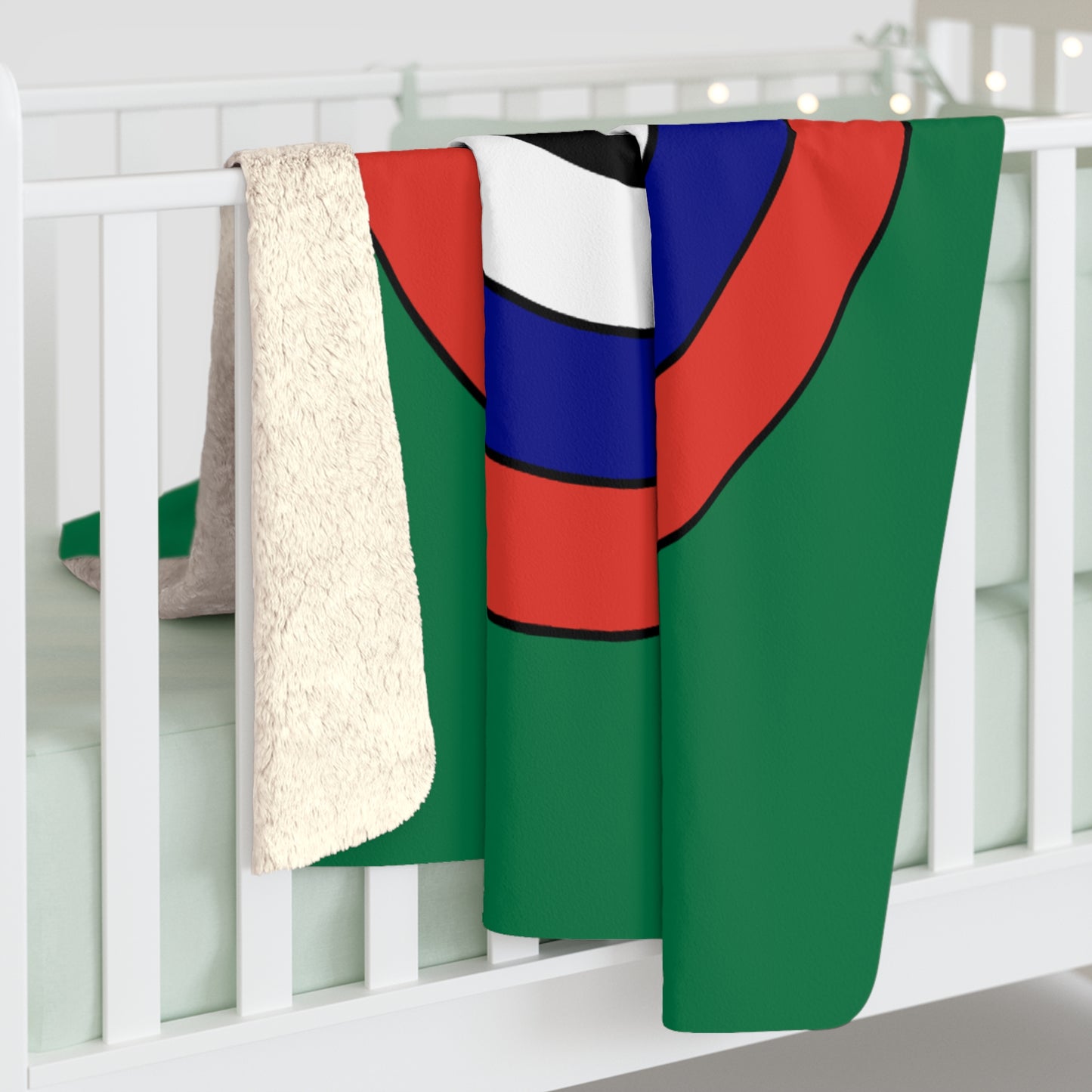 South Africa Retro Target Blanket Throw