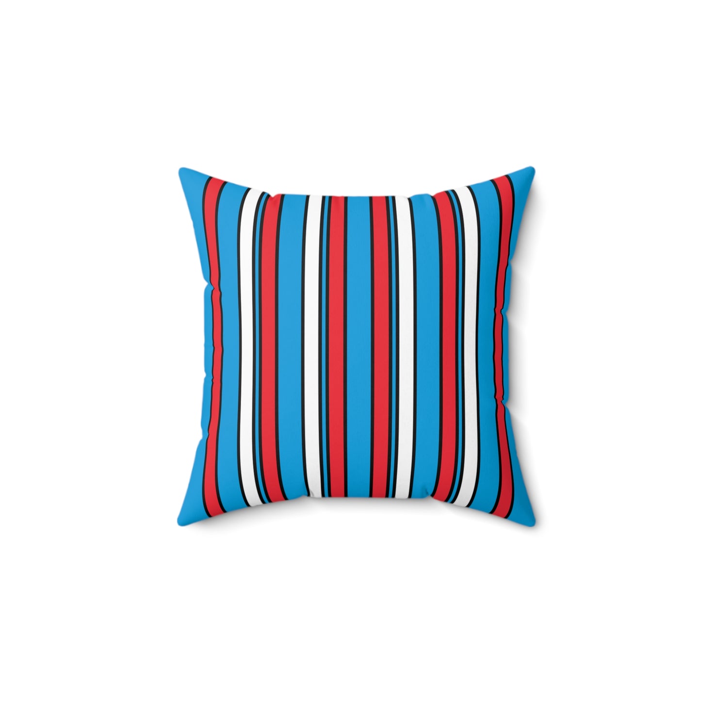 Luxembourg Retro Stripes Cushion Pillow