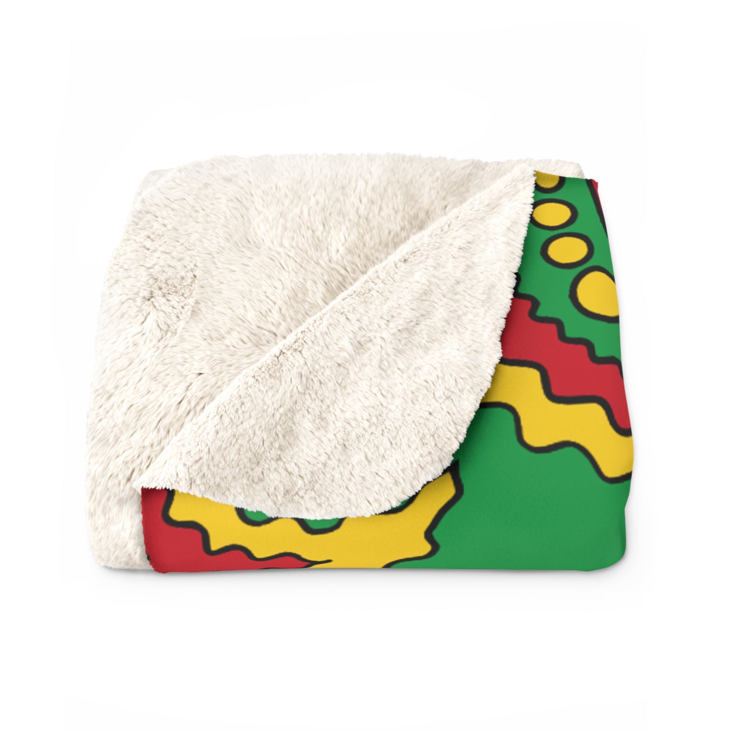Guinea Bissau Retro Paisley Blanket Throw