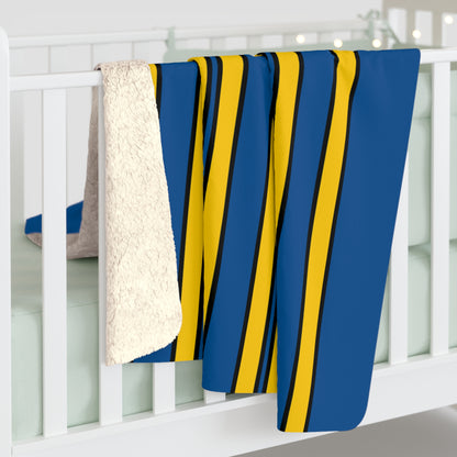 Sweden Retro Stripes Blanket Throw