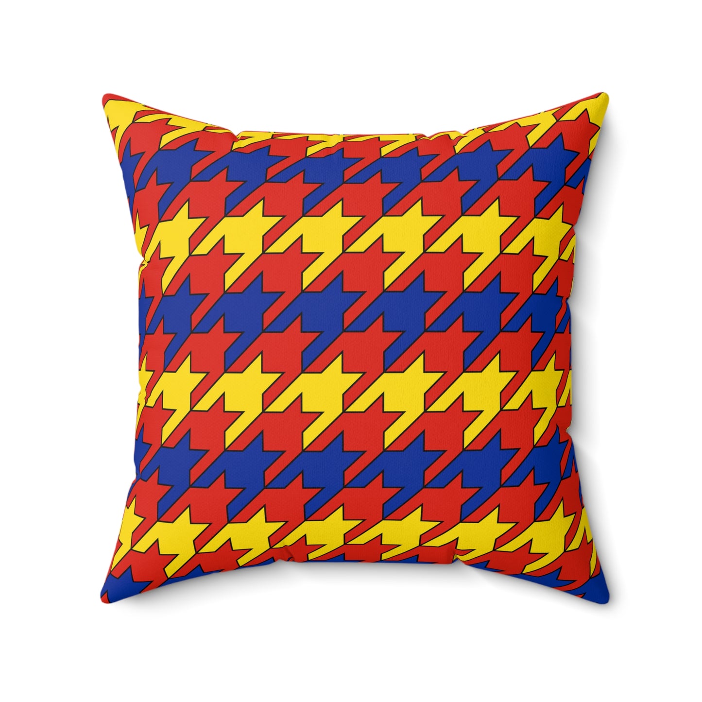 Romania Retro Houndstooth Cushion Pillow