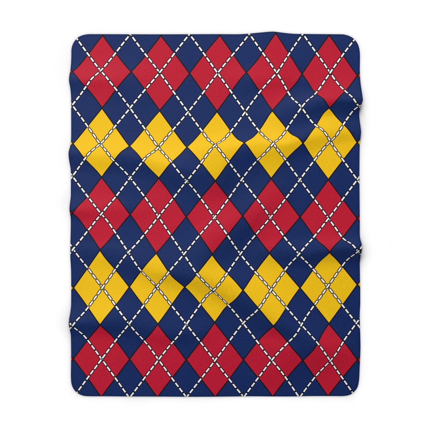 Chad Retro Argyle Blanket Throw