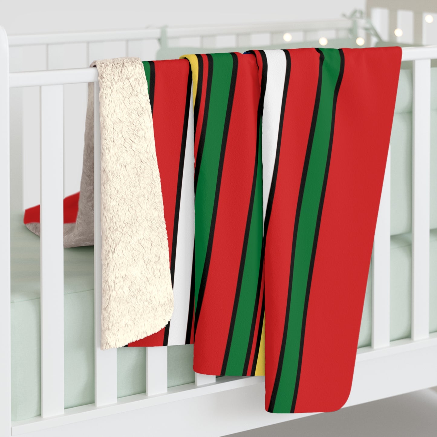 Seychelles Retro Stripes Blanket Throw