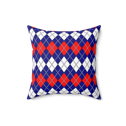 Heard Island And Mcdonald Islands Retro Argyle Cushion Pillow
