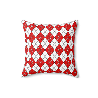 Singapore Retro Argyle Cushion Pillow