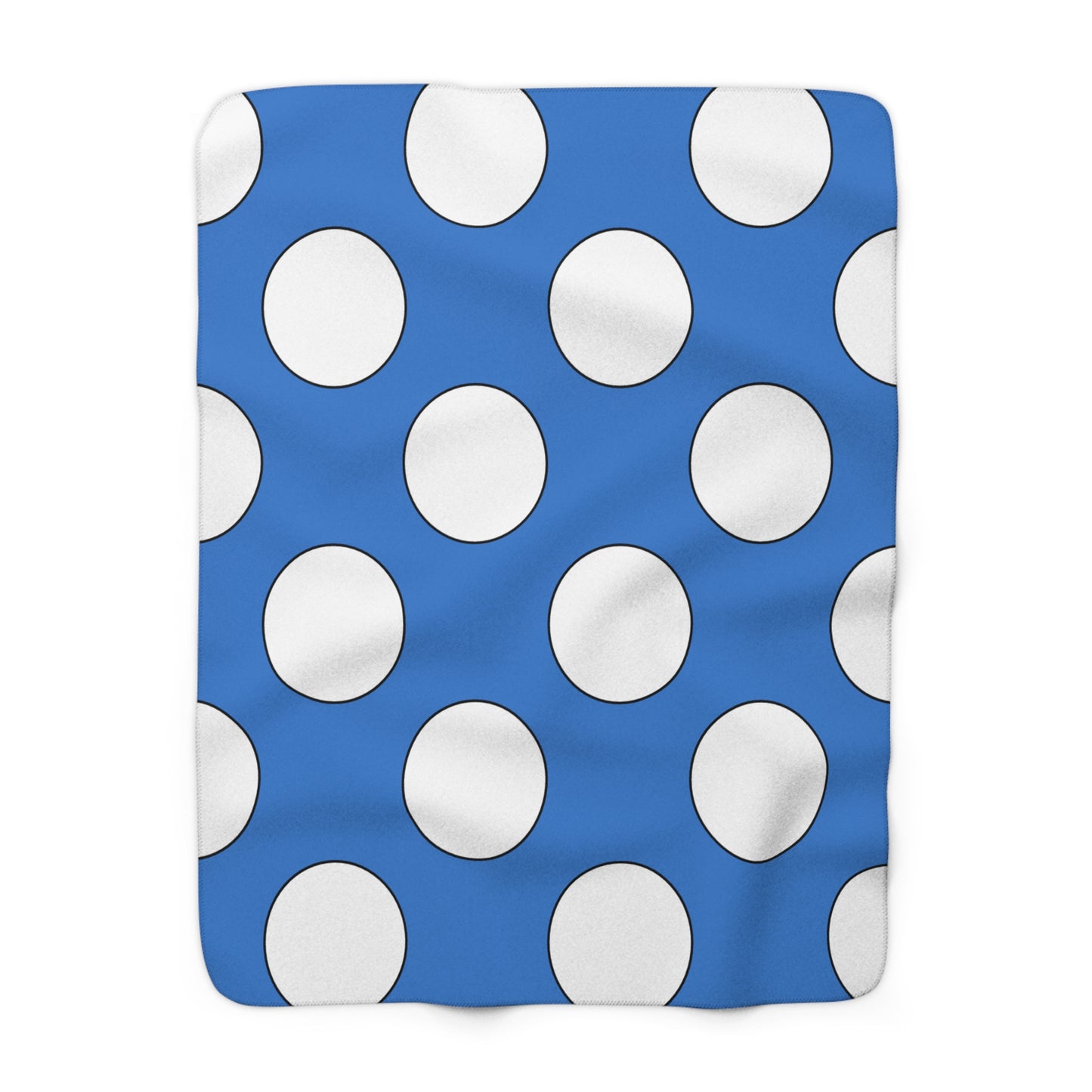 Antarctica Retro Polka Dots Blanket Throw