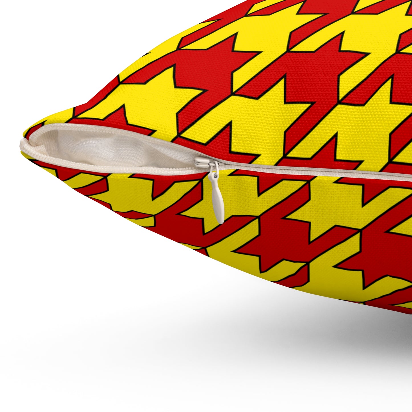 North Macedonia Retro Houndstooth Cushion Pillow