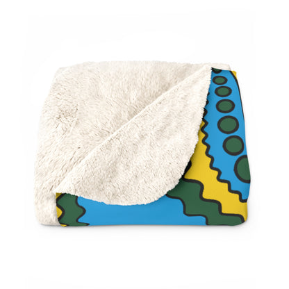 Rwanda Retro Paisley Blanket Throw