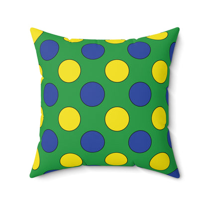 Brazil Retro Polka Dots Cushion Pillow